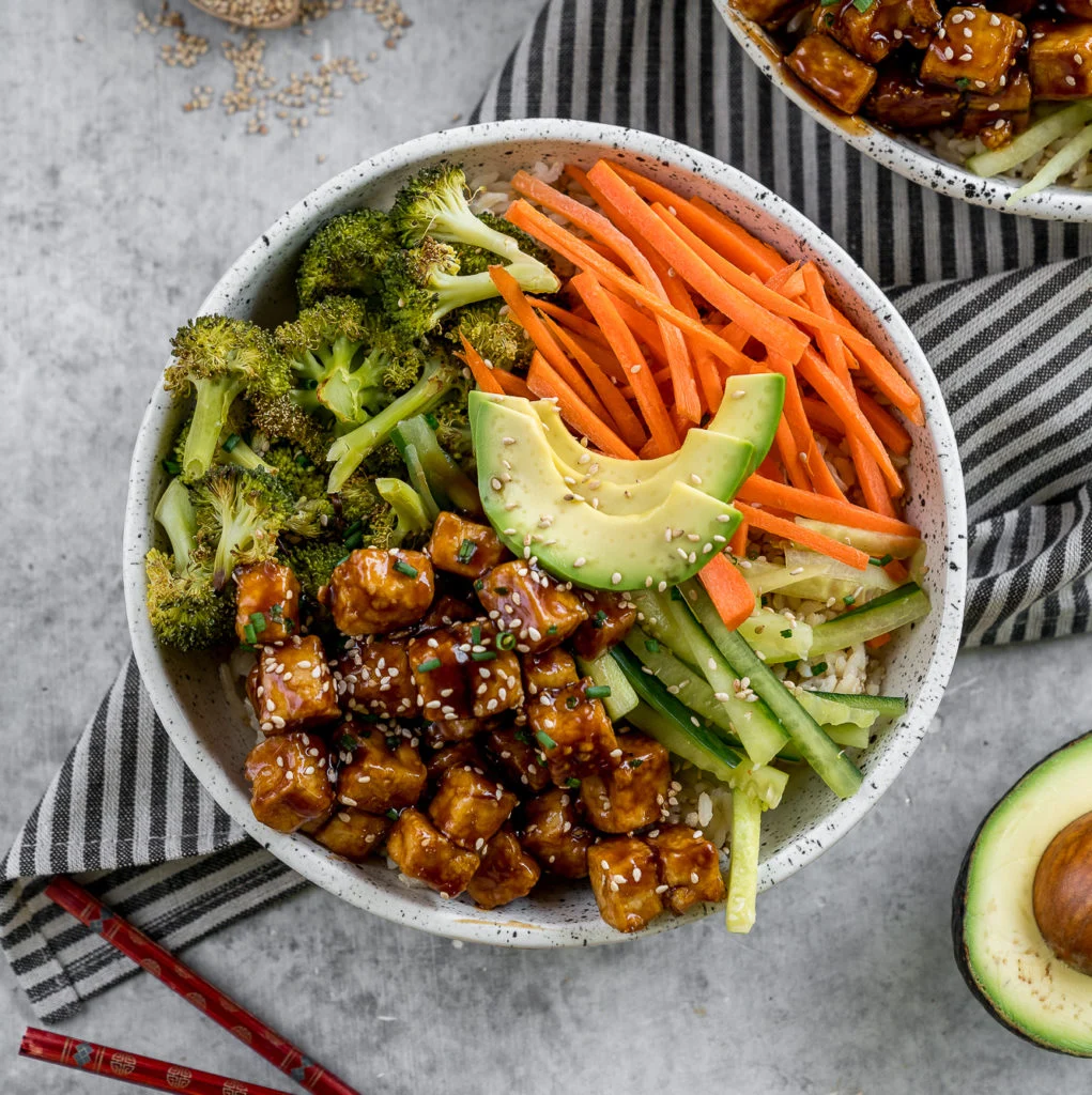 Smoked Tofu Teriyaki Bowl